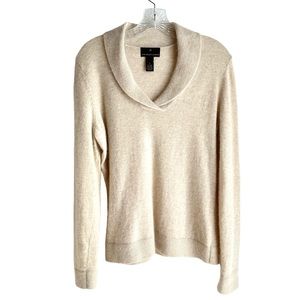 Fenn Wright Manson Beige Cowl Neck Sweater
